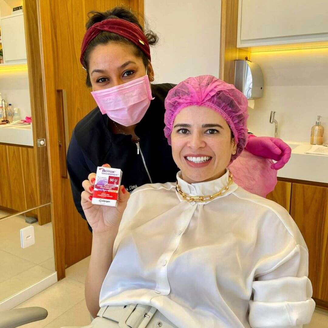 Paciente Aplicação de Botox Florianópolis-SC Dra. Mayara Lima