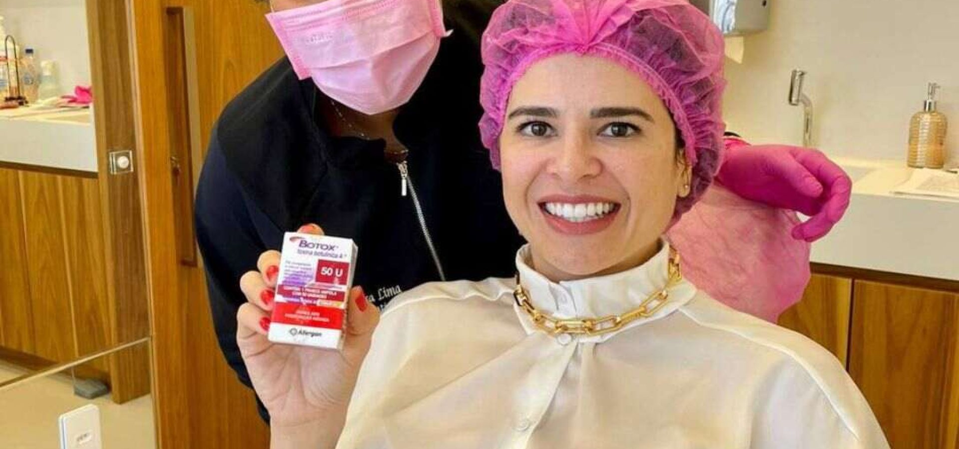 Paciente Aplicação de Botox Florianópolis-SC Dra. Mayara Lima