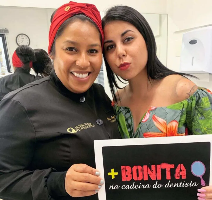 PAciente de Bichectomia em Florianópolis SC Dra. Mayara Lima com paciente de Bichectomia em Florianópolis SC